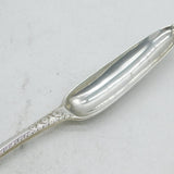 George II Sterling Silver Marrow Scoop Clan Stirling Crest Antique 1751 London