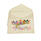 WW1 Period Silkwork Letter from the Trenches Antique c1915