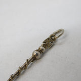 Sterling Silver Royal Staff Sceptre Charm Pendant Vintage c1970
