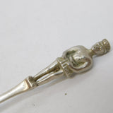 Sterling Silver Suva, Fiji Souvenir Teaspoon Antique 1912 Birmingham Art Deco