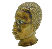 19th Century Victorian Brass 'Blackamoor' Vesta Case Antique c1880s