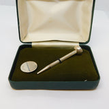 Boxed Sterling Silver Golf Tee Pencil & Putting Marker Vintage 1990 Birmingham