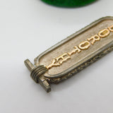 Egyptian 9ct Rose Gold on Sterling Silver Dorothy Name Pendant c1960 Vintage