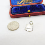 Sterling Silver and Enamel Dumfries Travel Shield Charm Pendant Vintage c1970