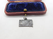 Sterling Silver South Dakota USA Charm Pendant Vintage c1970