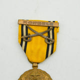 Belgium WWII Period War Medal with Sabres & Ronsele Bar Antique 1940-1945