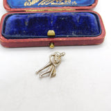 Sterling Silver Spanish Matador Charm Pendant Vintage c1970