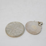 Sterling Silver Enamel Coventry Cathedral Charm Pendant Vintage c1970