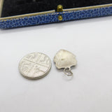 Sterling Silver & Enamel Hannover Shield Charm Pendant Vintage c1970