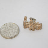 Sterling Silver Westminster Abbey London Charm Pendant Vintage c1970