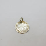 Victorian Sterling Silver 'Kathleen' Love Token Charm Pendant Antique c1886