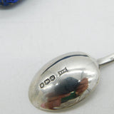 Boxed Set of Sterling Silver Arrow Pattern Teaspoons Antique 1938 Sheffield