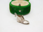 Sterling Silver Old Boot Charm Pendant Vintage c1970
