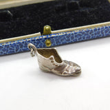 Sterling Silver Old Boot Charm Pendant Vintage c1970