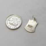 Sterling Silver Springfields Enamel Charm Pendant Vintage c1970s