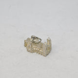 Sterling Silver Westminster Abbey Charm Pendant Vintage c1970