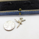 Sterling Silver Pirouette Ballerina Charm Pendant Vintage c1970