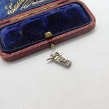 Sterling Silver Golf Clubs Charm Pendant Vintage c1970