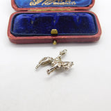 Sterling Silver Trooping the Colour Charm Pendant Vintage c1970
