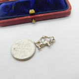 Sterling Silver Sagittarius the Archer Charm Pendant Vintage c1970