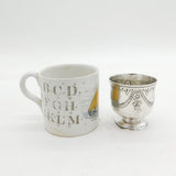 George II Sterling Silver Neoclassical Beaker Cup Antique 1734 London