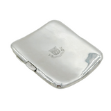20th Century Sterling Silver Eton College Cigarette Case Antique 1919 Birmingham