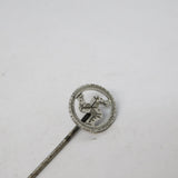 Sterling Silver Isle of Man Stick Pin Antique c1920 Art Deco
