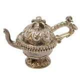 Sterling Silver Opening Teapot Charm Pendant Vintage c1970