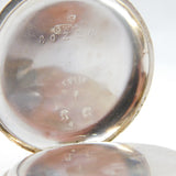 19th Century Swiss .935 Silver Cased Silvered Dial Ladies Pocket Watch Antique