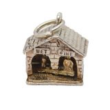 Sterling Silver Weather Vane Charm Pendant Vintage c1970