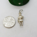 Sterling Silver British Beefeater Charm Pendant Vintage c1970