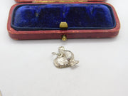 Sterling Silver Little Chicken Charm Pendant Vintage c1970