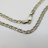 Sterling Silver Anchor Link Chain Necklace Vintage c1970s 38cm Length