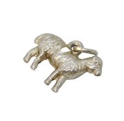 Sterling Silver Sheep Charm Pendant Vintage c1970