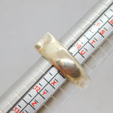 Sterling Silver Mamo Jo Studio Abalone Signet Ring Contemporary c2000 Size W