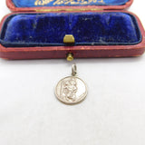 Sterling Silver St Christopher Charm Pendant Vintage c1970