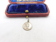 Sterling Silver St Christopher Charm Pendant Vintage c1970