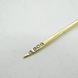 Boxed Art Deco Set of Sterling Silver Gilt Enamel Chicken Cocktail Sticks