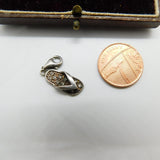 Sterling Silver Little Flip Flop Charm Pendant Vintage c1970