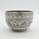 Victorian Sterling Silver Zodiac Signs Bowl Antique 1886 London