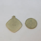 Sterling Silver St Christopher Travel Charm Pendant Vintage c1970