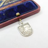 Sterling Silver Lugano Italy Charm Pendant Vintage c1970