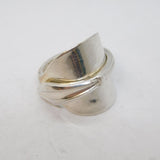 Sterling Silver Handmade Spoon Ring Antique 1938 Birmingham