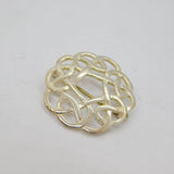 Scottish Sterling Silver Douglas Scott Celtic Knot Studio Brooch Modern c1990
