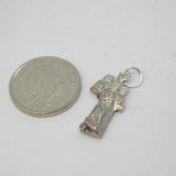 Sterling Silver St Christopher Charm Pendant Vintage c1970