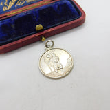 Sterling Silver St Christopher Travel Charm Pendant Vintage c1970