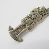 Shipton & Co. Sterling Silver Scottish Bagpiper Brooch Vintage c1950