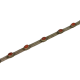 20th Century .900 Grade Silver Cabochon Carnelian Panel Bracelet Antique