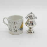Georgian Indian Colonial Sterling Silver Salt Shaker Antique c1820 Calcutta