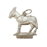 Bernard Instone Sterling Silver Clovelly Donkey Charm Pendant Vintage c1970s